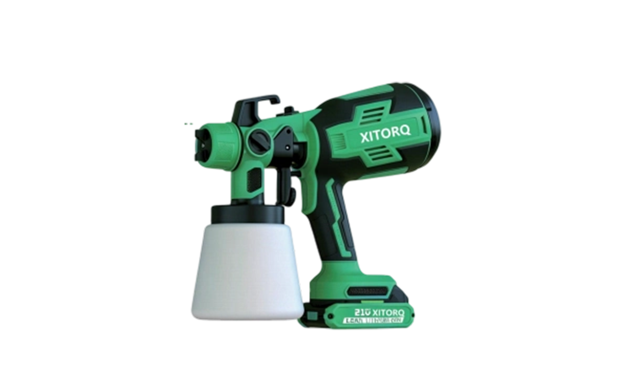 21V Lithium-Ion Cordless Spray Gun (Small Airplane Model) — High-Pressure Atomization, No Compressor Needed